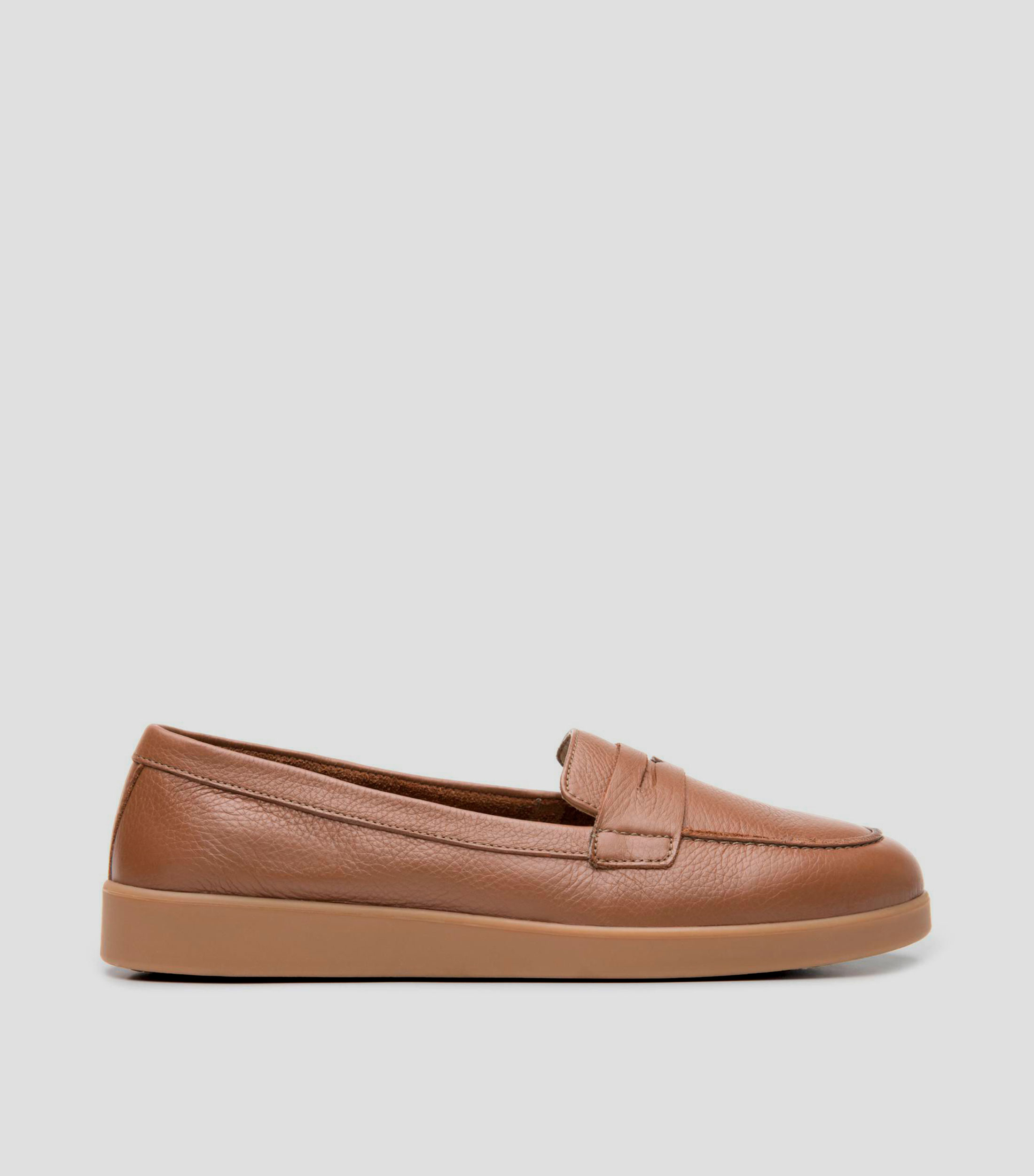 Mocasines Maggie en piel con cinta Mujer